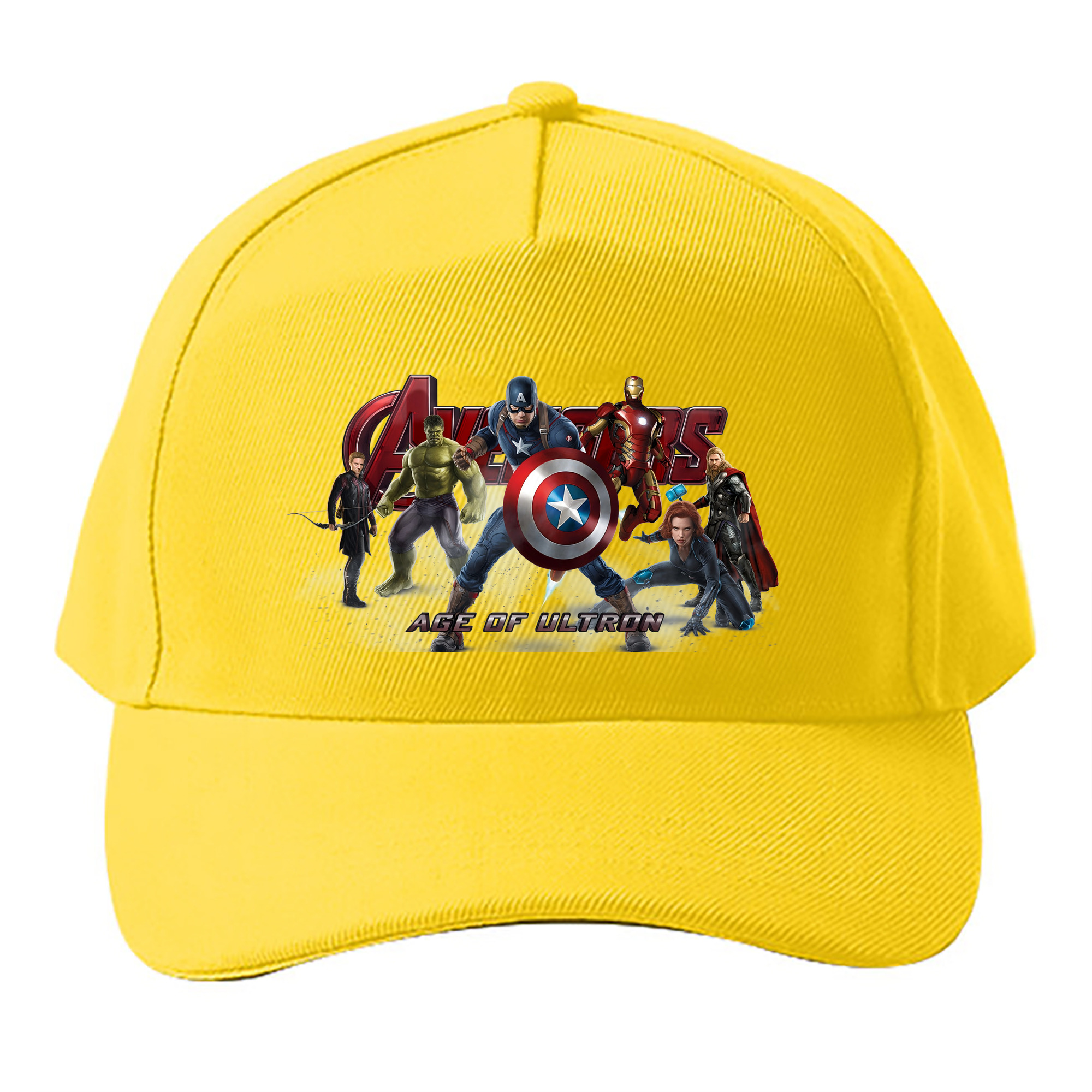 （画像用） アベンジャーズ The Avengers ベースボールキャップ 綿100％ 男女兼用 帽子 スポーツ